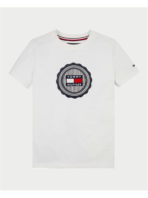 T-shirt enfant Tommy Hilfiger en coton TOMMY HILFIGER | KB0KB08662JYBR